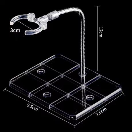 Clear Action Figure Stand,Assembly Action Figure Display Holder Base Doll Model Support Stand