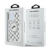 Karl Lagerfeld Klhmp15Lhmckmht Iphone 15Pro 6.1 Przezroczysty/Transparent Iml Monogram Karl&Choupette Head Magsafe