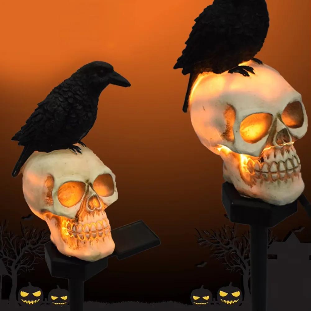 Halloween Outdoor Light Skeleton Ghost Horror Grimace Party Decor for Courtyard Home Holiday Lighting Garden Decoration