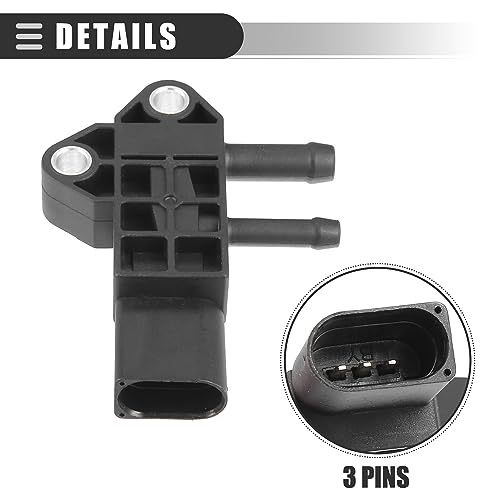 Motoforti Car Manifold Air Pressure Sensor Replacement for Mazda 3 Plastic No. 22627-AA500 Black