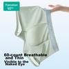 PurCotton New Men's Underwear, Ultra-Breathable with 60 Antibacterial Pads, Ink Gray + Dawn Mist Gray + Heliotrope Blue - High Elasticity, Size 170
