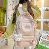 Schoolbag bow embroidery small fresh schoolbag junior high school student 1011 new ins large capacity backpack high school backpack