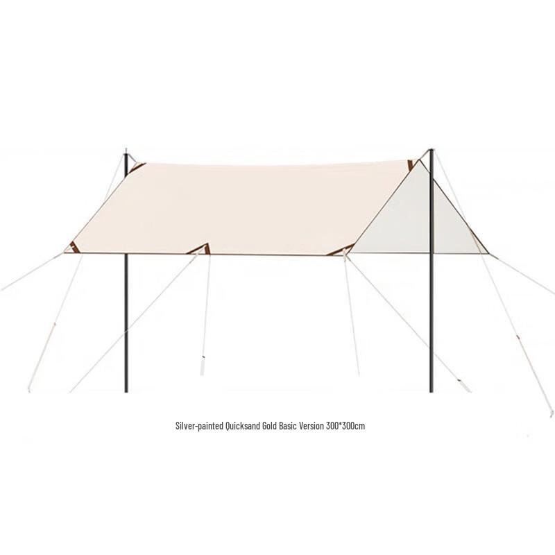 Linpan Outdoor Camping Black Glue Tarp Tent