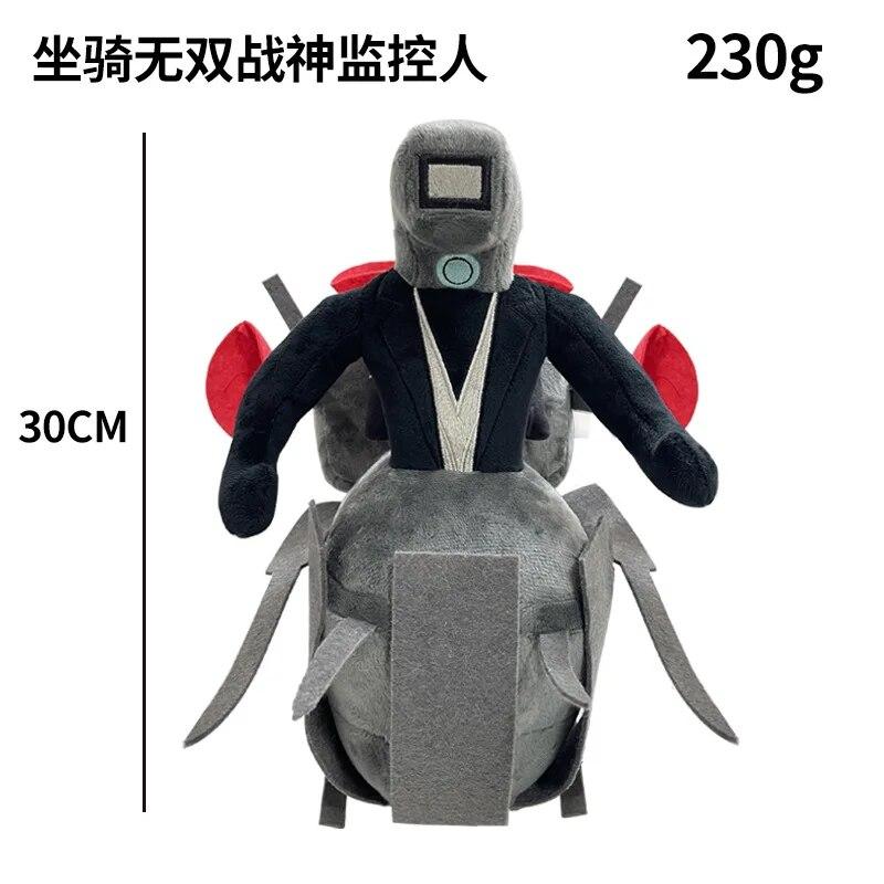 1/6/12PCS Skibidi Toilet Plush Toy Titan Tv Man  Boss Toilet Cartoon Dolls Stuffed Soft Doll Christmas Birthday Gift For Kids