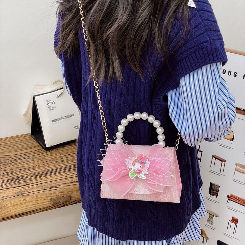 Princess Pearl Delightful Handbag With Colorful Characters For Young Children