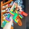 Detachable Simulation Dumbbells Keyring Dopamine Fitness Series Pendant  Gifts