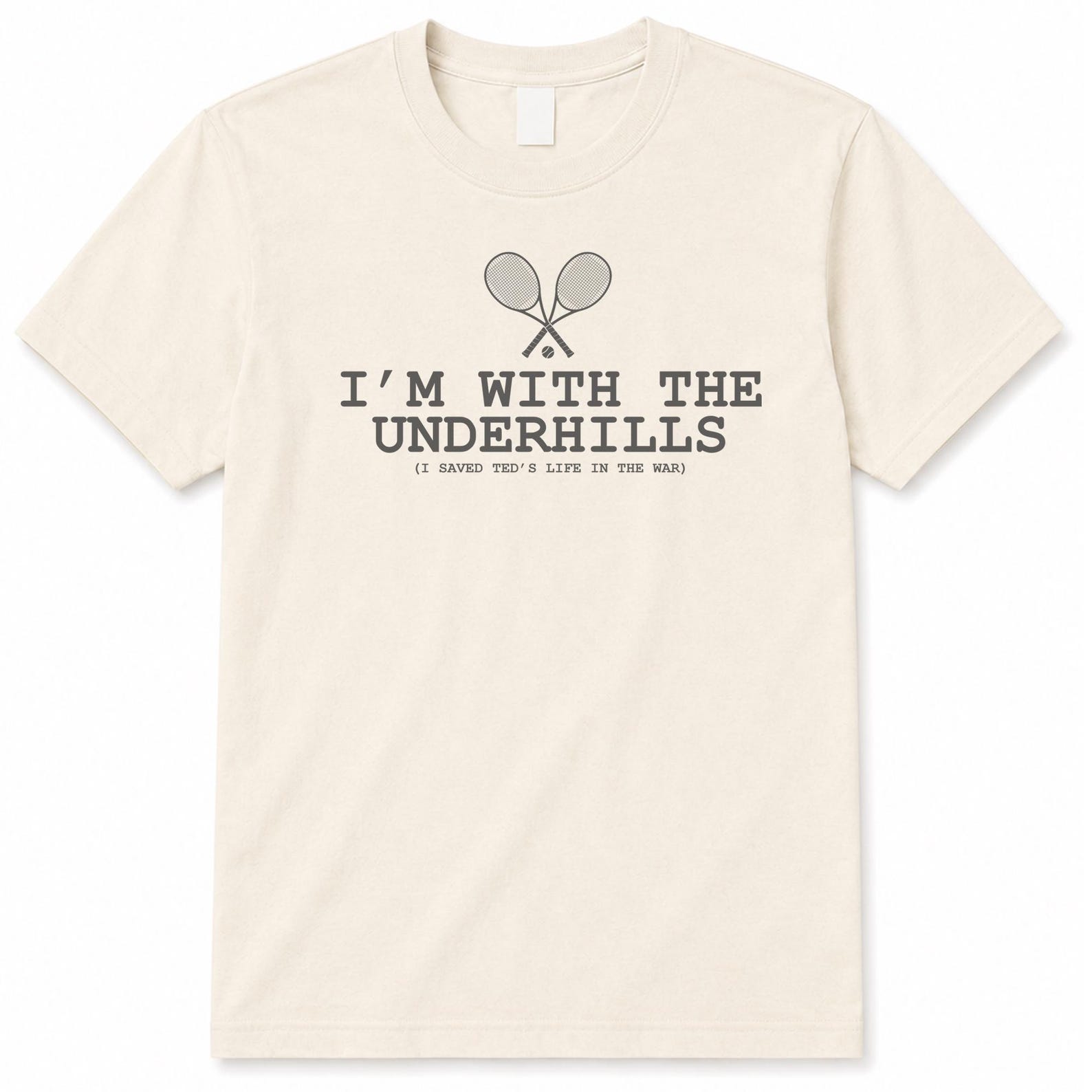 I m with the Underhills Fletch Lives Irwin M Fletcher Chevy Chase Clark W Griswold 80s Comedy Movie Tee T Shirt S
