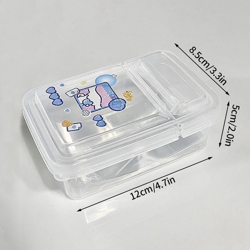 Transparent Plastic Storage Box Photocards Small Card Storage Box Organizer Kpop Photocard Storage Box Small Card Storage Box