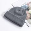 1pc Unisex Solid Knitted Hats,Warm Cozy Knitted Cuffed Beanies,Suitable for Daily Wear Going for A Walk or Cycling Outside