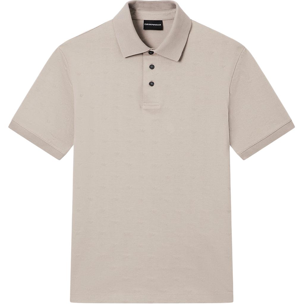 Emporio Armani Ss26 Cotton Plain Knit Polo Shirt Men tops EM004912-AF10762-F6219
