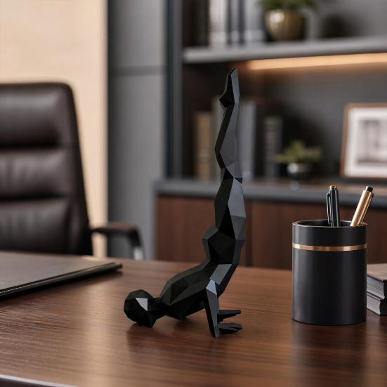 3D Printed Upside Down Rock Climber Figurine, Unique Desktop Art Decor Statue, Home Art Ornament, Gift for Climbing Yoga Lovers