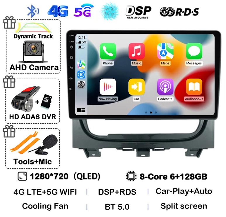 Android 14 Carplay Auto For Fiat Strada Idea 2012 2013 2014 2015 2016 Car Radio Multimedia Player Navigation GPS Stereo 2Din DVD