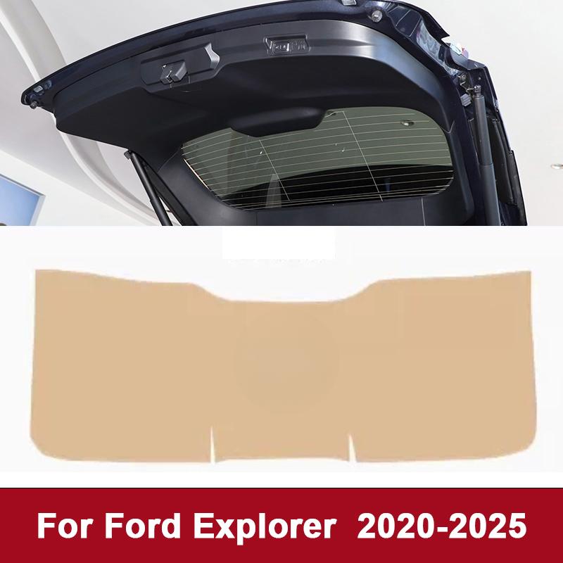 Pentru Ford Explorer 2011-2025 Covoraș de Protecție Portbagaj Mașină Clapetă Portbagaj Covoraș Decorativ Anti-murdărie Piele PU Accesorii Interioare
