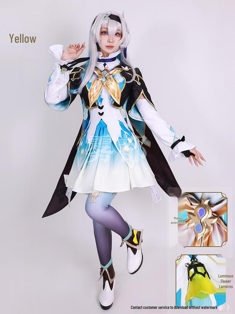 Wudu Liuying Genshin Impact Glühwürmchen Cosplay Kostüm - Vollständiges Set Zweidimensionales Anime-Spiel Outfit