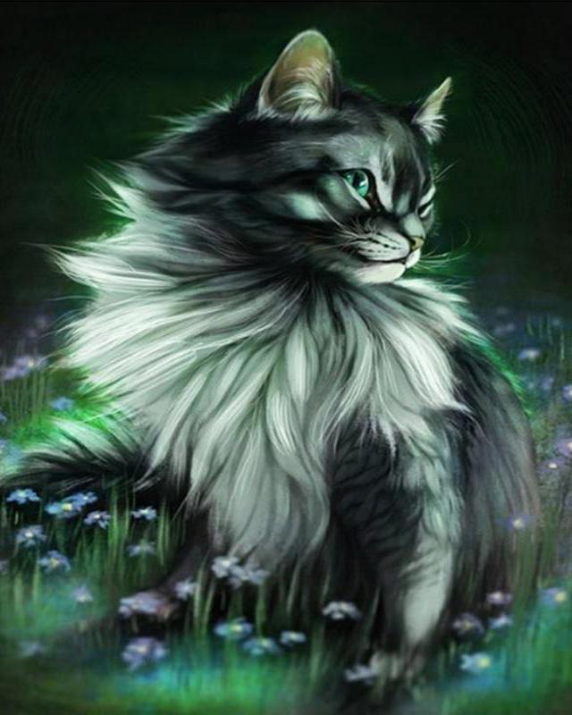 Diamond Painting Full Flower Tree Cat 5D DIY Diamond Embroidery Full Set Sale Animal Cross Stitch Rhinestones Mosaic Handicraft