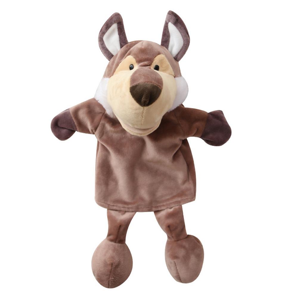 Tiger Monkey Rabbit Animal Hand Puppet 35cm Role-playing Finger Toys Kids Children Birthday Gifts