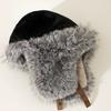 Imitation Fur Plush Lei Feng Hat Children Winter Thickened Warm Ear Hat Outdoor Cycling Cold Hat
