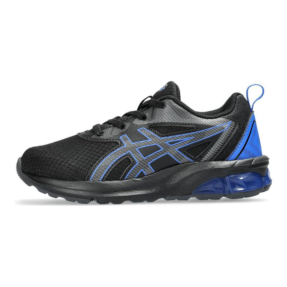 (PS) ASICS GEL-QUANTUM 90 IV Black Blue Kids 1204A137-004 EU 27