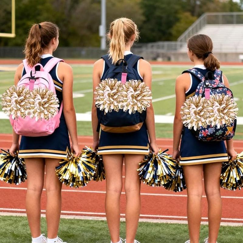 Adjustable Cheerleading Bobbles Storage Strap Pom Carriers Lanyard With Secure Clips For Easy Attachment And Removal
