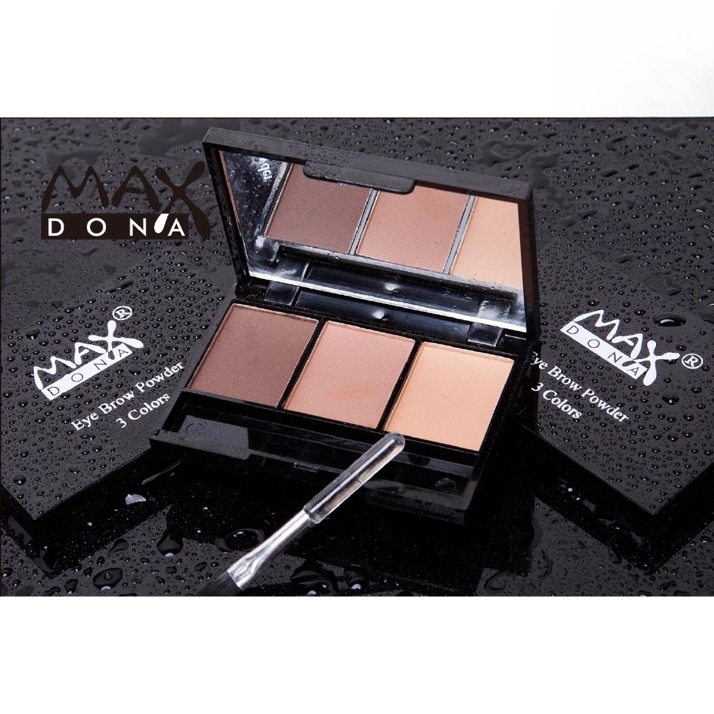 Three Color Eyebrow Powder Makeup Long-lasting Waterproof Non-bleaching Natural Three-dimensional Multi-functional Eyeshadow Tray Student Cosmetics