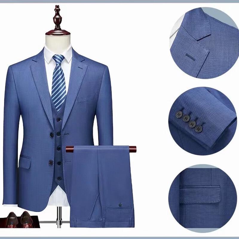 Деловой официальный костюм-тройка Jihua для мужчин и женщин Unisex S-5XL