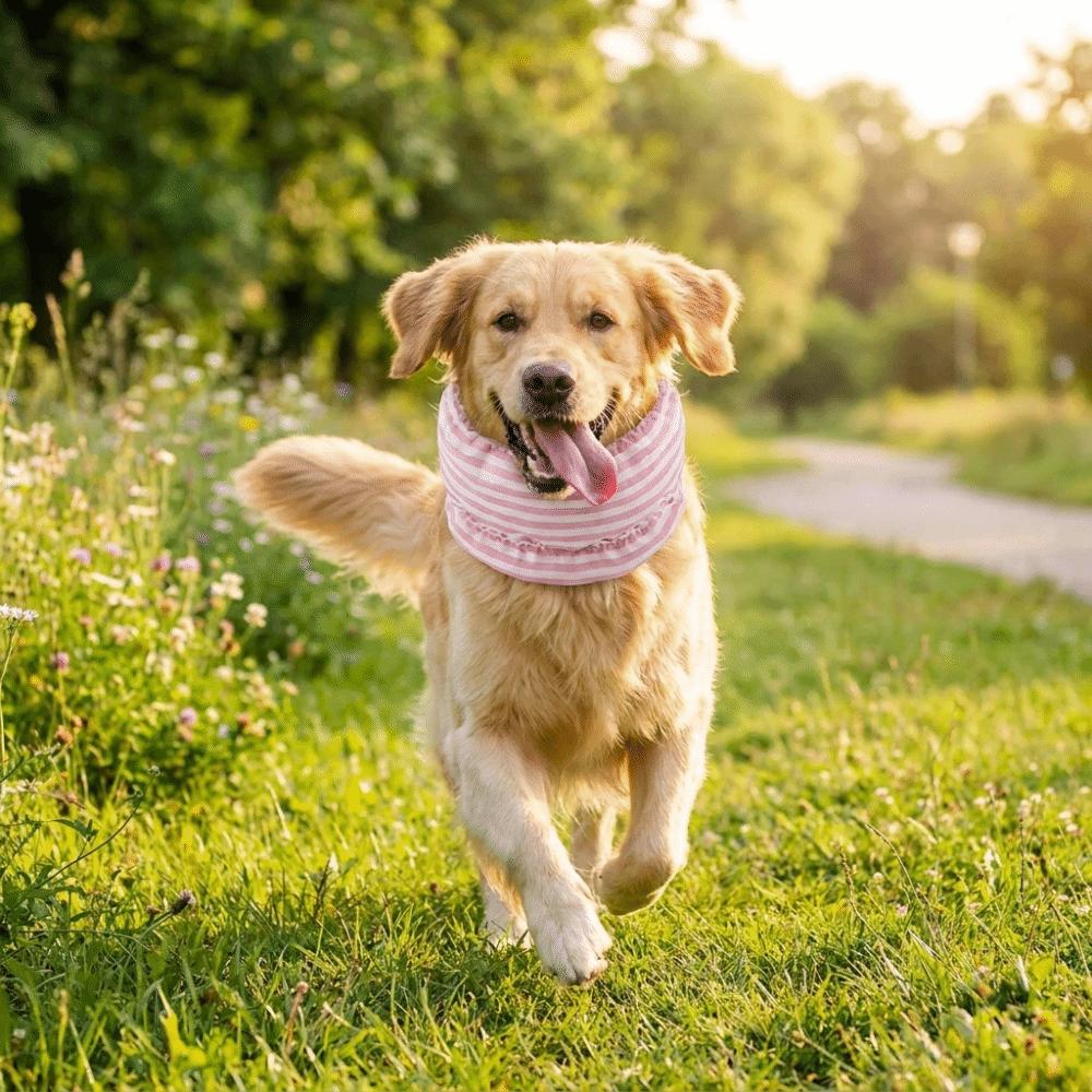 Atmungsaktiver Haustier-Snood Verstellbares Hundehalsstützkragen Bequeme Hundeearmstulpen Pflegesalon