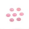 Dyed Pink Jade Oval Cabochon Loose Gemstone Lot 104 Pcs 6*8 MM 186 CT For Jewelry Making