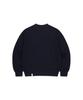 MAHAGRID Curved Logo Sweatshirt Navy(Mg2Dsmm440A)