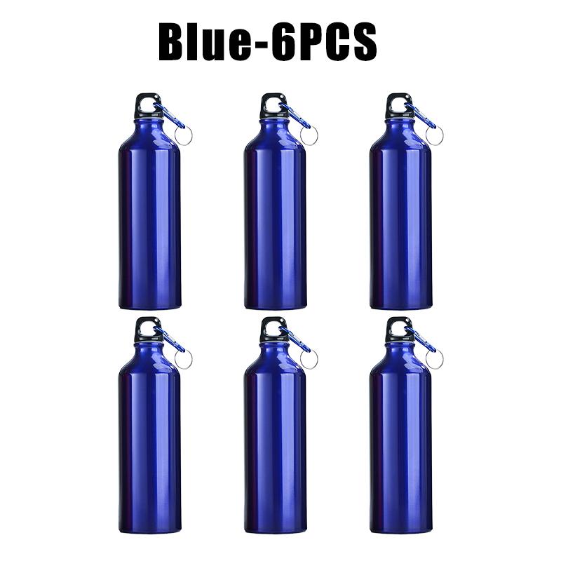 500ml750ml Aluminum Gym Water Bottle Large Capacity Gradient Design Outdoor Sports Flask Eco Friendly Gift Set
