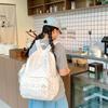 Schoolbag new high-value sweet student schoolbag polka dot lace casual backpack large capacity lightweight backpack