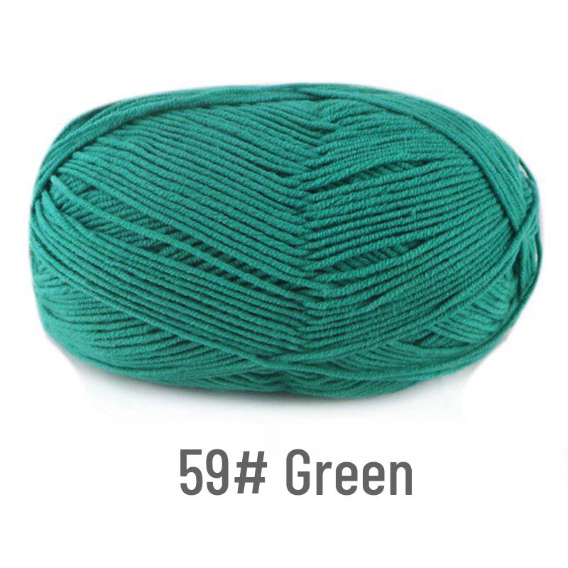 Su He 4-Strand Milk Cotton Combed Yarn for Hand-Knitting Baby Sweaters