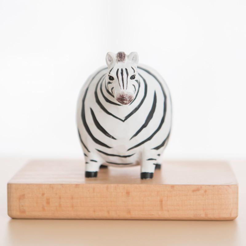 Wooden Animal Decor Set With Cute Round Shapes For Home And Gift Use