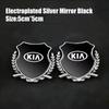 For Kia Sportage Morning Ceed Picanto Rio ProCeed Niro Stonic Optima Metal Car Sticker Mai Sui Side Logo Window Body Car Logo