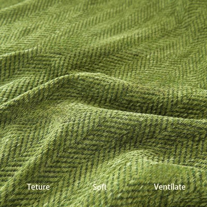 Herringbone Chenille Solid Color Sofa Towel Sofa Cover Sofa Cushion Thickened Sofa Cover Cover Cloth Universal In All Seasons