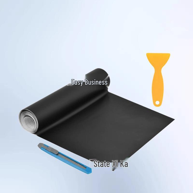 Matte Black Frosted Car Body Trim Film for Color Change 30x150cm чёрный
