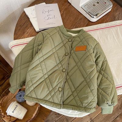 Kids Padded Cotton Coats Winter Autumn Solid Thick Warm Jackets Boys Girls Sports Outerwear Children Casual Jacket