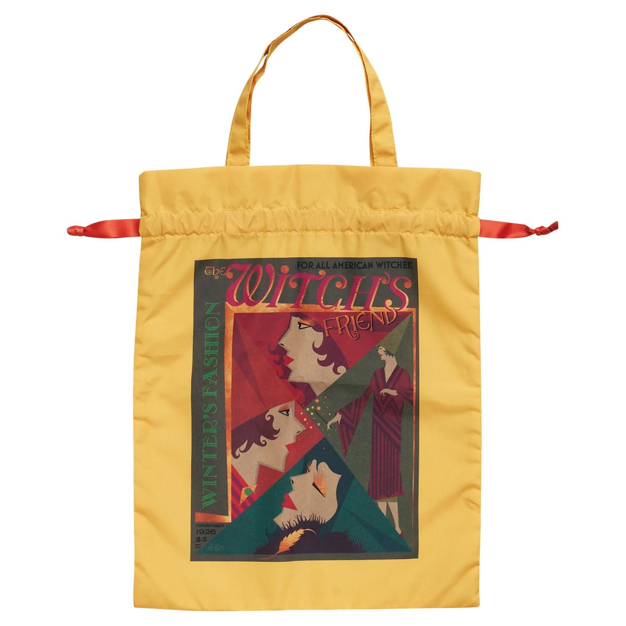 

Marushin Fantastic Beasts Winter Fashion Tote Drawstring Storage Travel Small Item Made with Recycled Product 4105042200 Bag, Bag, Bag, Holder,