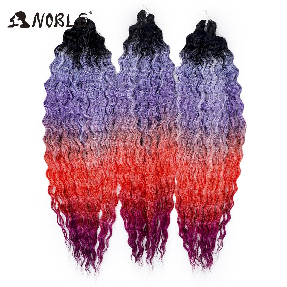 Edles Häkelhaar Locken Haar Wasserwelle 24 Zoll 300g Ombre Blond Twist Häkelhaar Zopf Haar Deep Wave Flecht Haarverlängerung