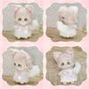 Tails Idol Doll Headwear Cat Ear Black White Headwear for Cotton Doll  Plush Doll Cosplay