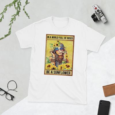 Vintage Sei eine Sonnenblume Unisex T-Shirt