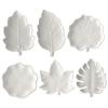 Flexible Food Grade Silicone Leaf Shaped Mould For Crystals Epoxy Art Projects