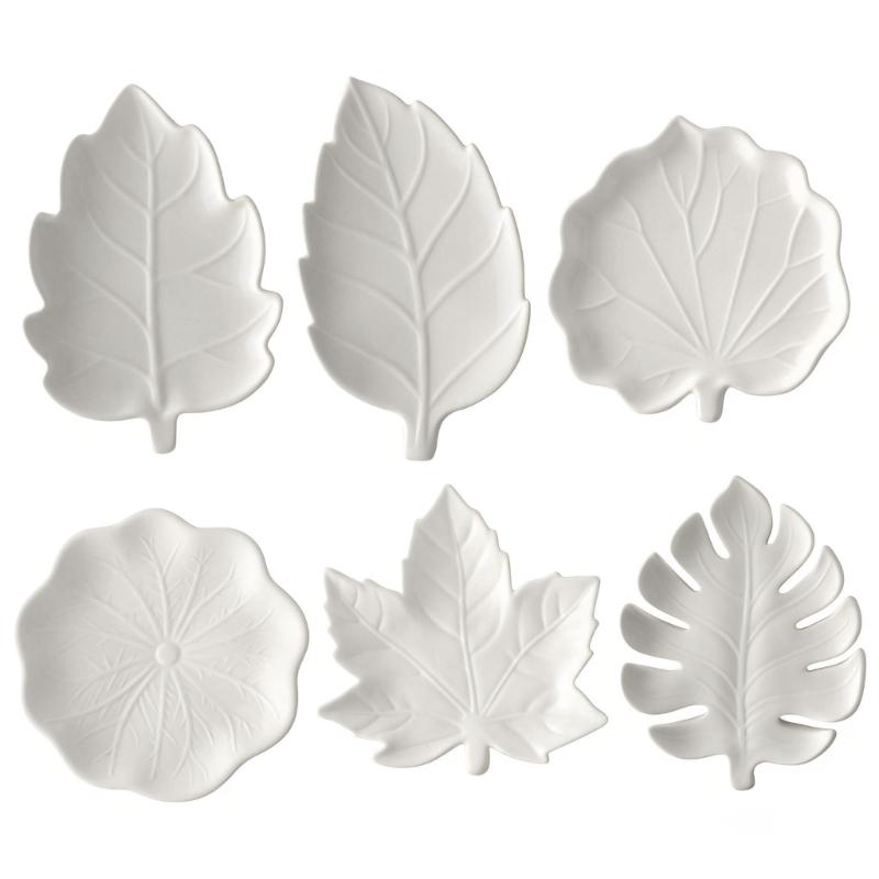 Flexible Food Grade Silicone Leaf Shaped Mould For Crystals Epoxy Art Projects