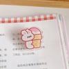1pc Cartoon Acrylic Clip Girl Small Clips Decoration Photo Student Stationery Paper Folder Clip Snacks Sealing Clip