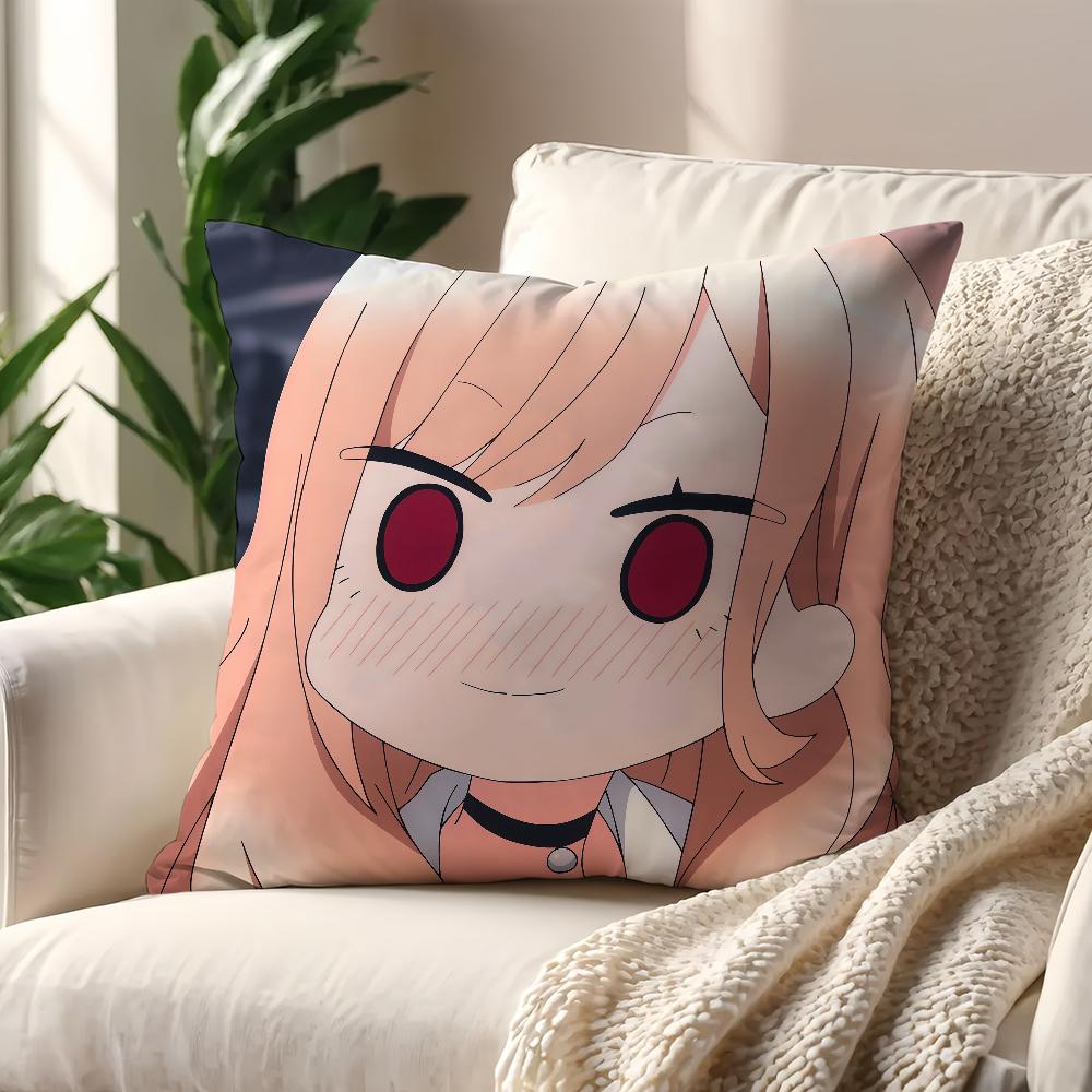 

M-Marin Kitagawa Anime cushion cover For Pillow Printing Sofa Decoration Home Car Room Coffee Shop Office Nordic Simplicity 30cmx30cm