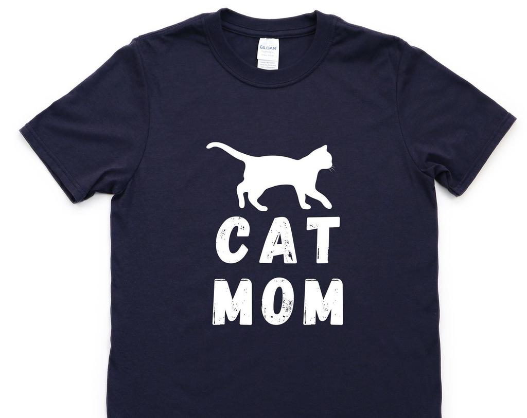 Cat Mom T-Shirt: Soft Cotton Cat Lover Gift