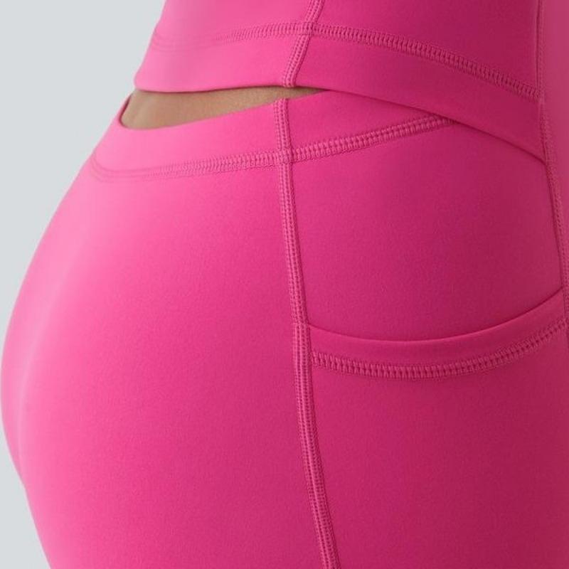 Women's New Sports Cross Suspender Tennis Skirt Anti-light Belt Pocket Fitness Two-piece Set