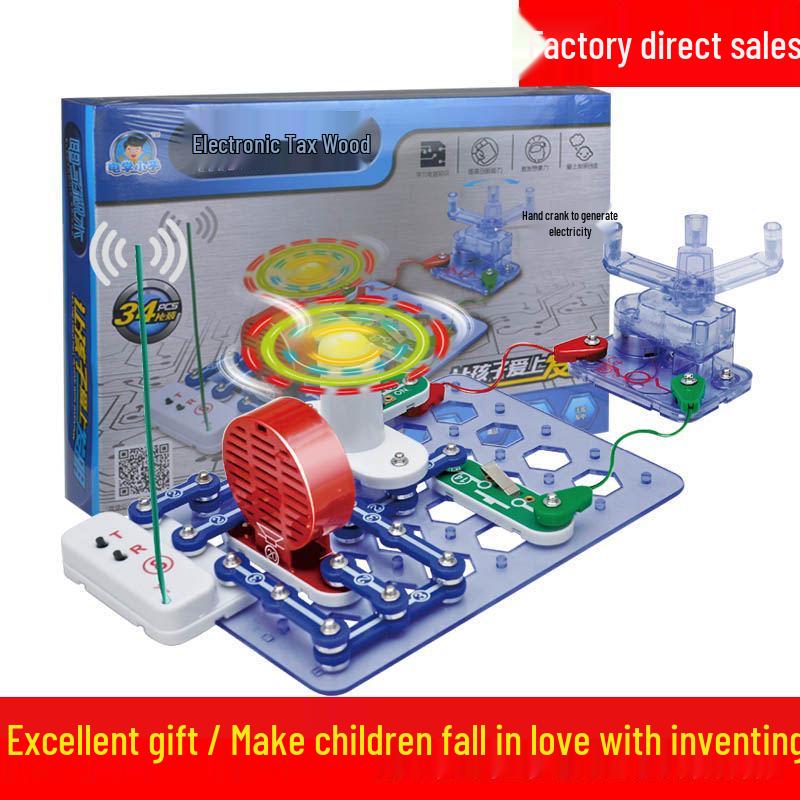 Electric Boy STEM Building Blocks: 9988 Circuit Puzzles & 6688 Science Experiments for Schools