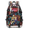 Stampa di JoJo's Bizarre Adventure Zaino Scolastico Studentesco Grande Capacità Casual Daypack per Adolescenti Bambini Scuola Viaggio