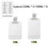Travel Bottles Empty Squeeze Bag Refillable Lotion Dispenser Bag Shampoo Toiletries Liquid Cosmetic Container Storage Pouch