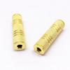 Gold Plated 3.5mm Female To Female Audio Adapter - Straight-through Metal Connector